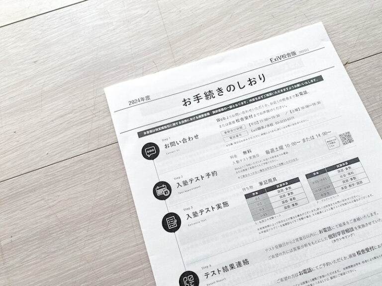 早稲田アカデミーExiVの入塾テストについて調べてみて分かった
